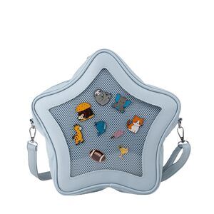 6382 Star Ita Bag Stars Purse Pins Crossbody Bag Cute Aesthetic Y2K Ita